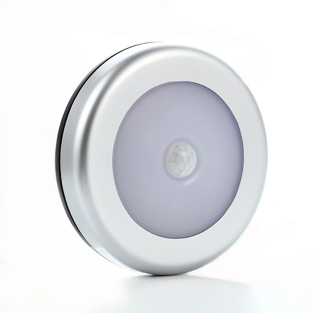 6 LED Night Light Motion Sensor Lamp Magnetic Wireless Detector Wall Lamps Auto On/Off Closet Hallway Wardrobe Cabinet Lights 3d night light