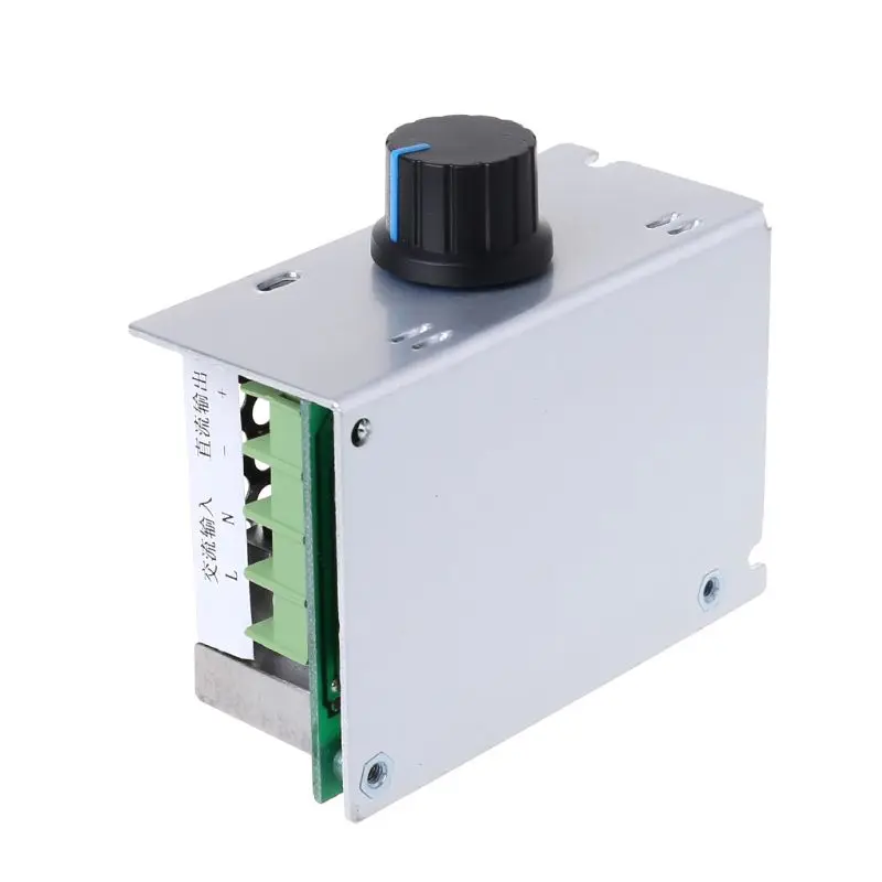 AC Вход 220V DC Выход 10-210V ШИМ 220V DC щеточный регулятор скорости двигателя