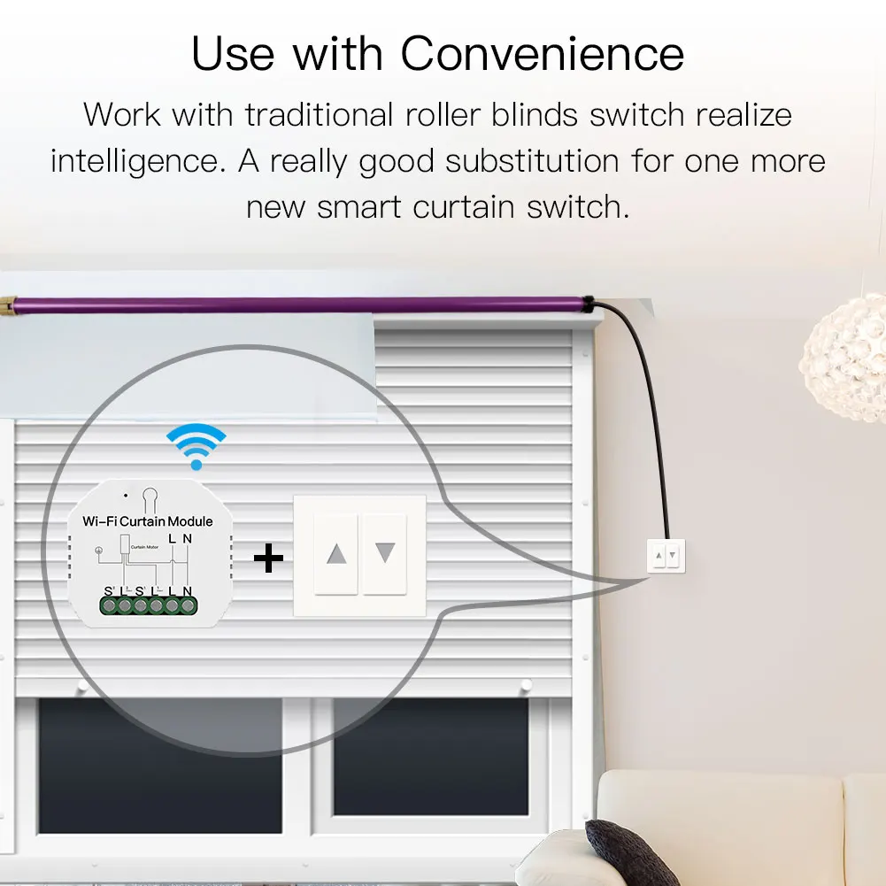 WiFi RF роликовая шторка модуль переключения занавесок с дистанционным управлением