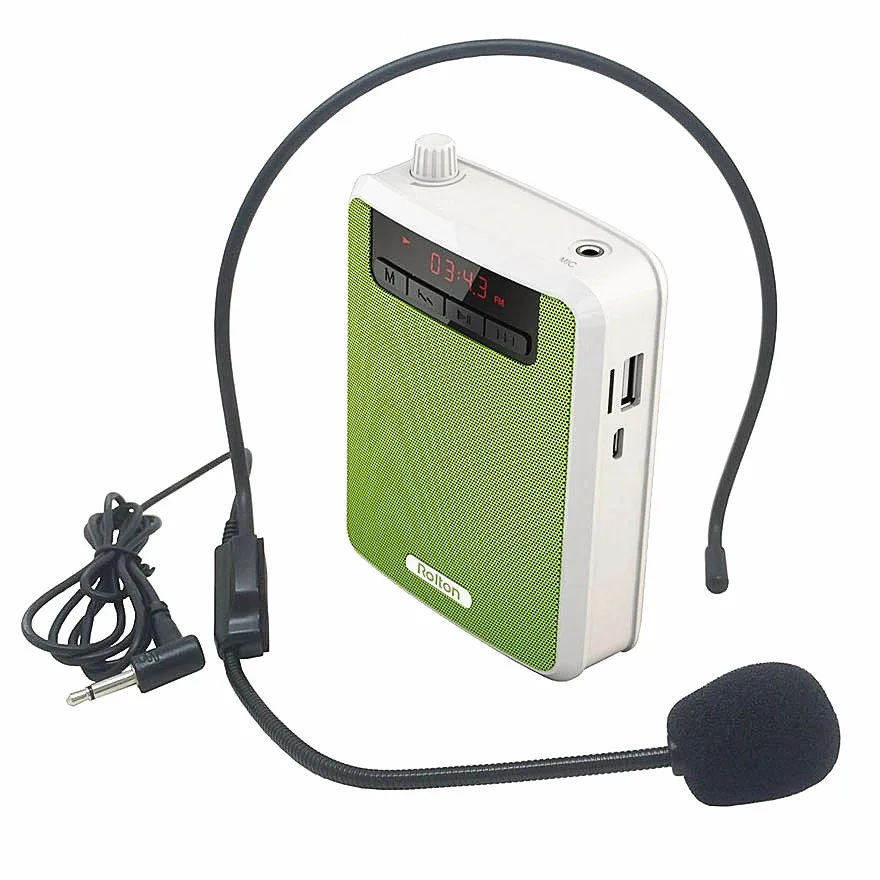 Внешний усилитель голоса Rolton K300 поддержка FM TF MP3|tour guide|radio guideguided tour |