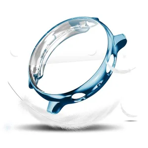 Защитный чехол для Samsung galaxy watch active 2, мягкий силиконовый полноэкранный стеклянный чехол с рамкой для active 2 40 мм 44 мм