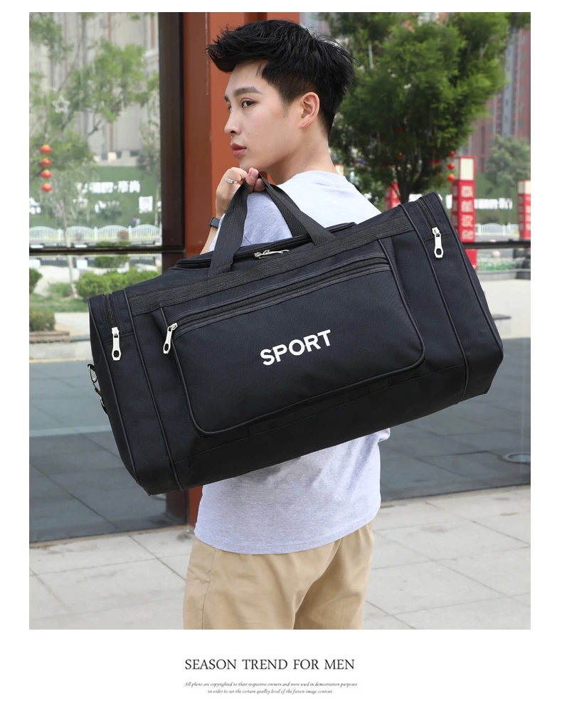 Waterproof Men Sport Travel Bag Women GYM Bags New Red Yoga Fitness Bag Unisex Handbag Large Capacity Nylon Duffle Bag XA165K