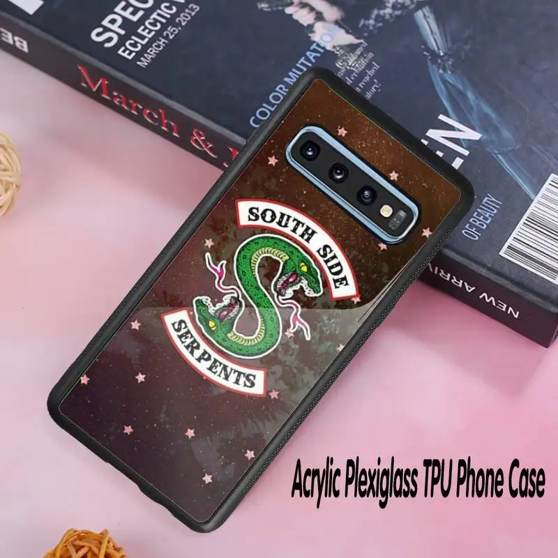 

south side sekpents Phone Case Acrylic Plexiglass TPU phone case For Samsung Galaxy S8 S9 S10 s10e S20 PLUS ULTRA S6edge