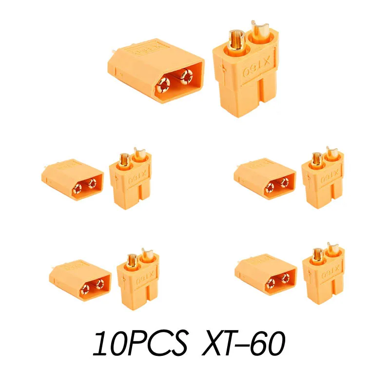 10 шт. XT60 XT-60/XT60+/XT30UPB мужской женский пулевые Разъемы Вилки F XT60 для RC FPV Lipo батарея RC Quadcopter(5 пар - Цвет: 10PCS XT60