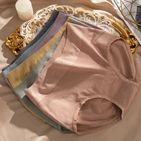 wasteheart new women fashion nylon cotton mid waist panties underwear lingerie seamless briefs underpants f plus size