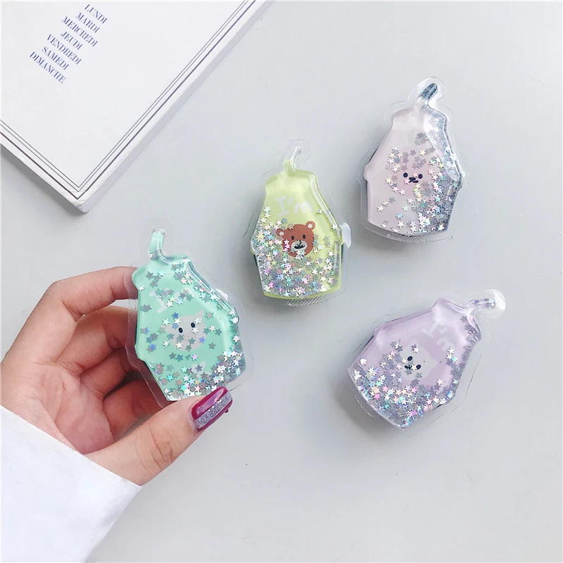 Мультяшный милый зыбучий песок кронштейн для iphone 11 мобильный телефон складной