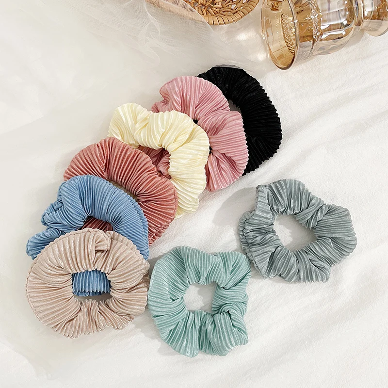 

Однотонные эластичные резинки для волос, милые резинки для волос, резинки для хвоста, аксессуары для волос