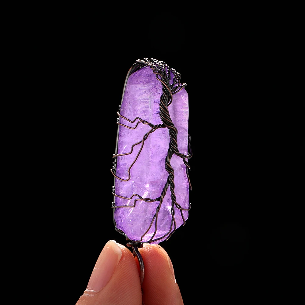 1 шт. трендовая разноцветная цепочка из сплава натуральное ожерелье с камнями