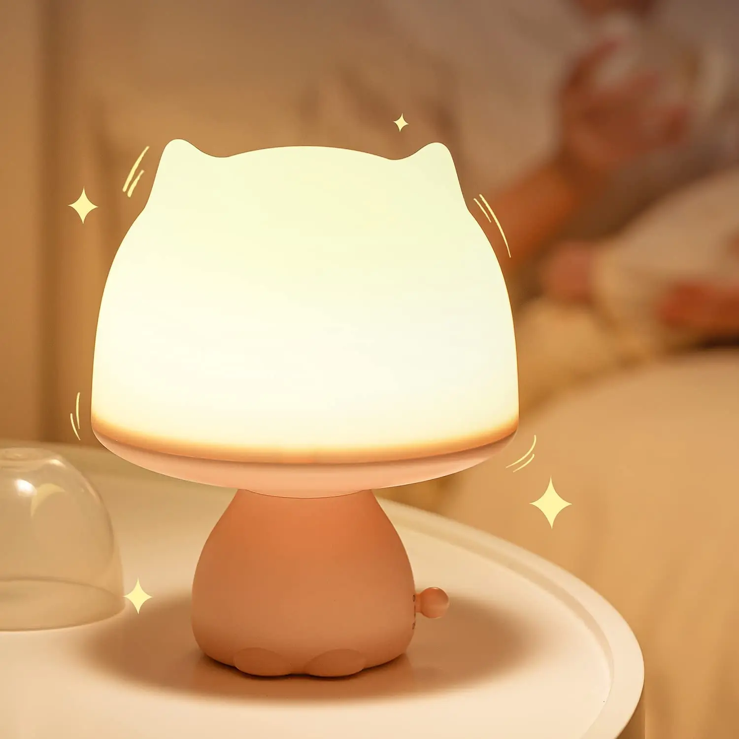 

Светодиодный прикроватный ночник, прикроватная настольная лампа, ночсветильник для спальни, детский ночник с защитой глаз, энергосберегаю...