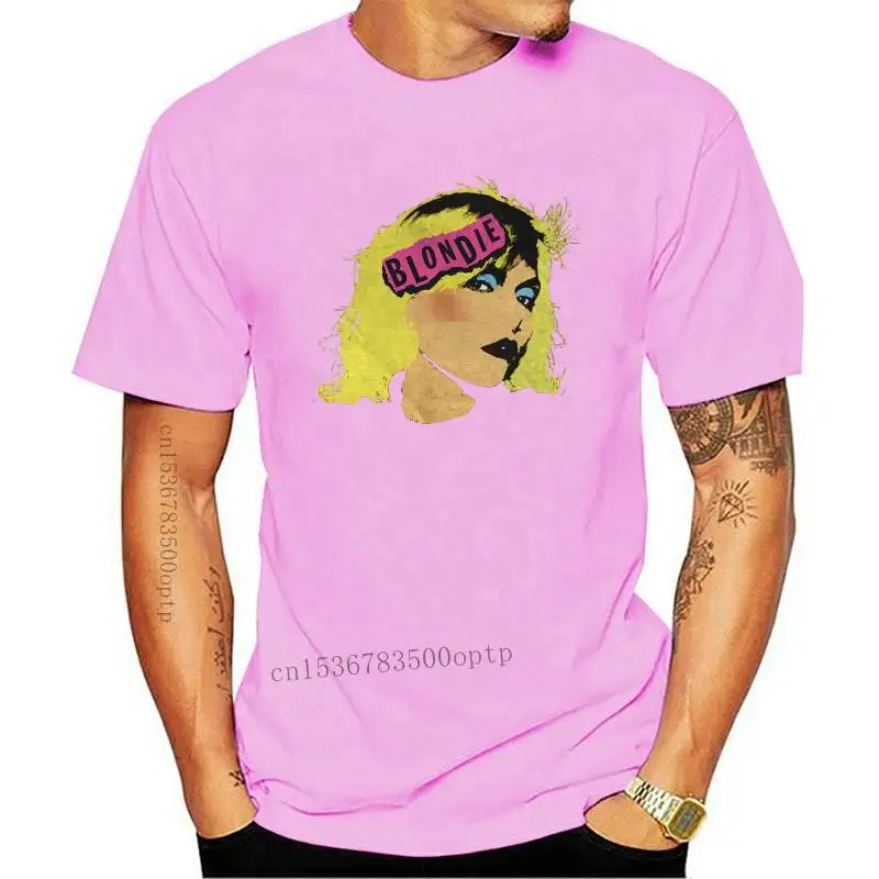 

Official Blondie - Punk Logo - Mens BlackT-Shirt