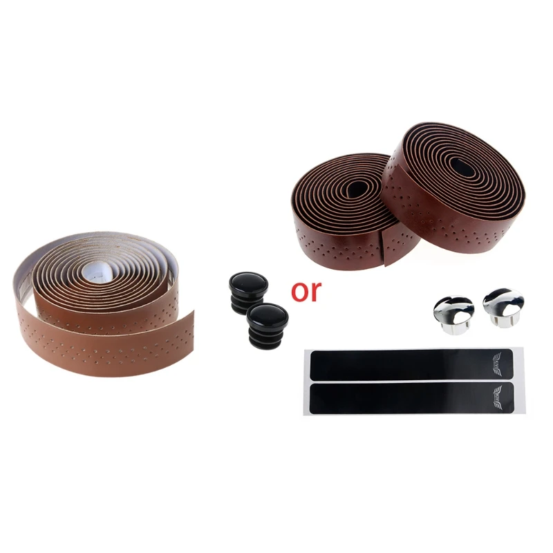 2 рулона новой спортивной пробковой ручки для велосипеда в стиле ретро + штекера