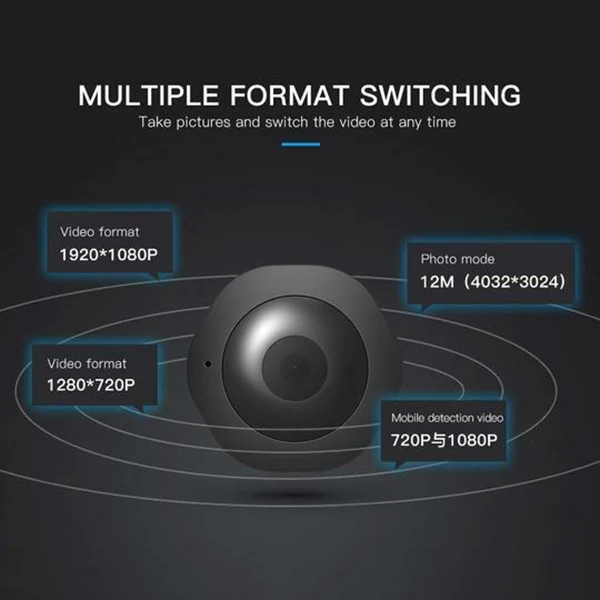 Мини-камера H6 DV/Wifi ночная версия 1080P датчик движения видеокамера