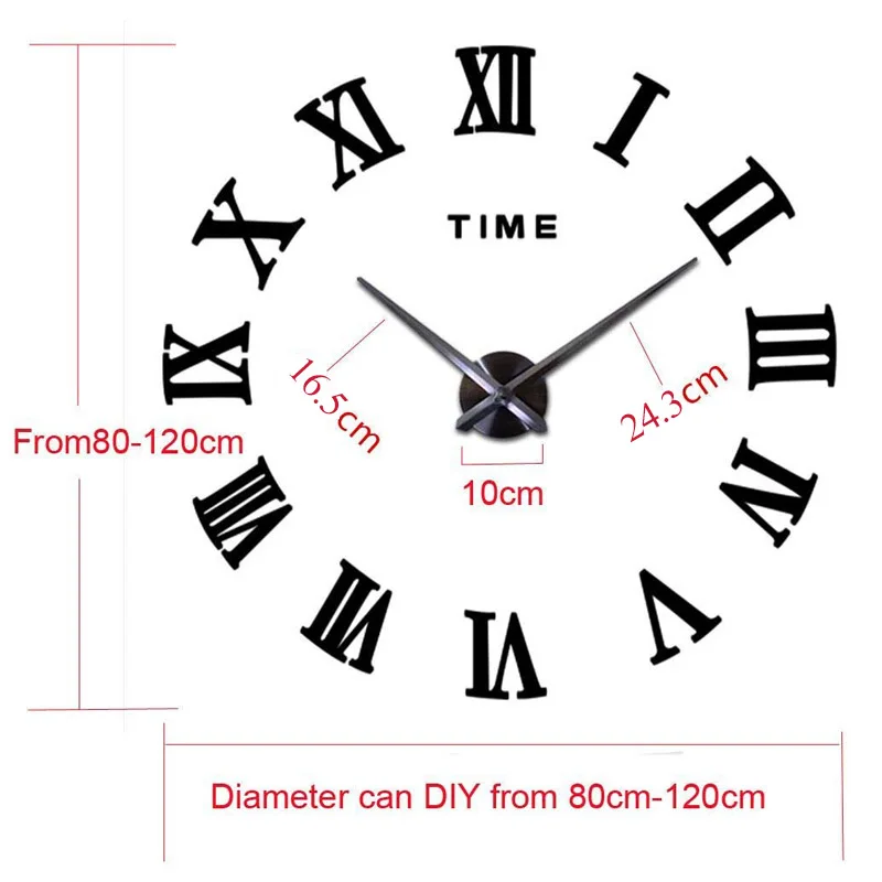 2021 Бесплатная доставка кварцевые настенные часы &quotсделай сам&quot модные 3D
