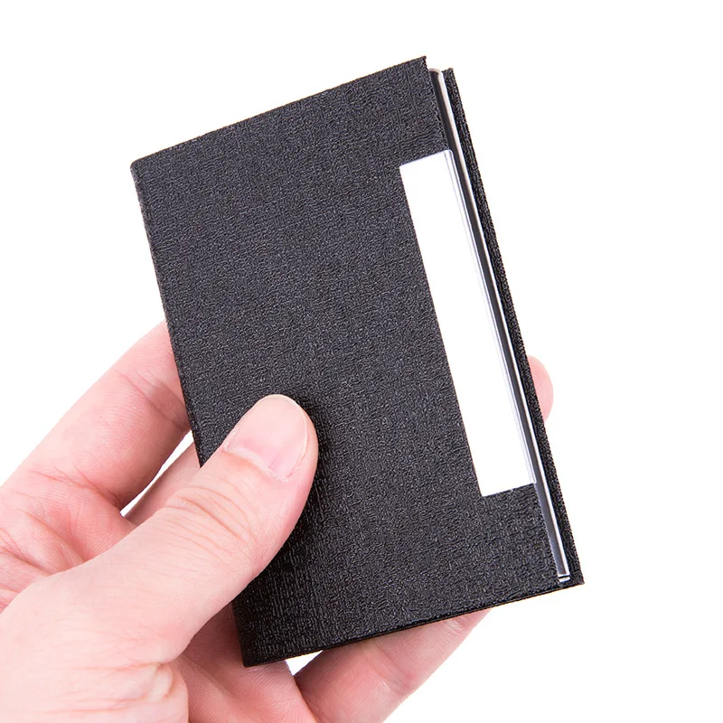 Оптовая торговля ярмарка Бизнес полиуретановый бумажник с отделениями для чехол