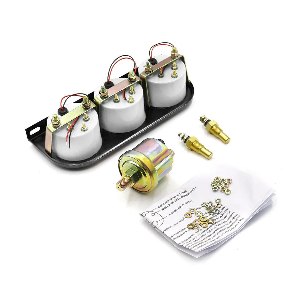 Тройной датчик температуры масла 2 дюйма 52 мм + Температура воды давление