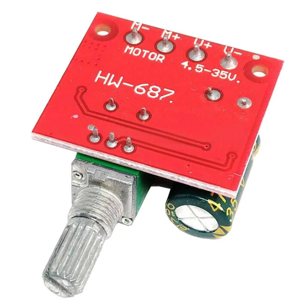 PWM DC регулятор скорости двигателя 5 В 35 переключатель 5А светодиодный