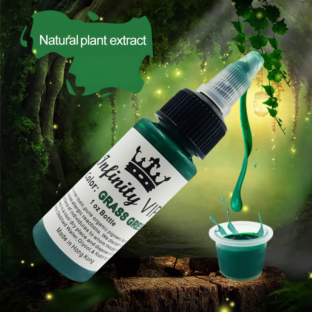 Татуировочные чернила 30 мл/бутылка профессиональный тату пигмент стойкий