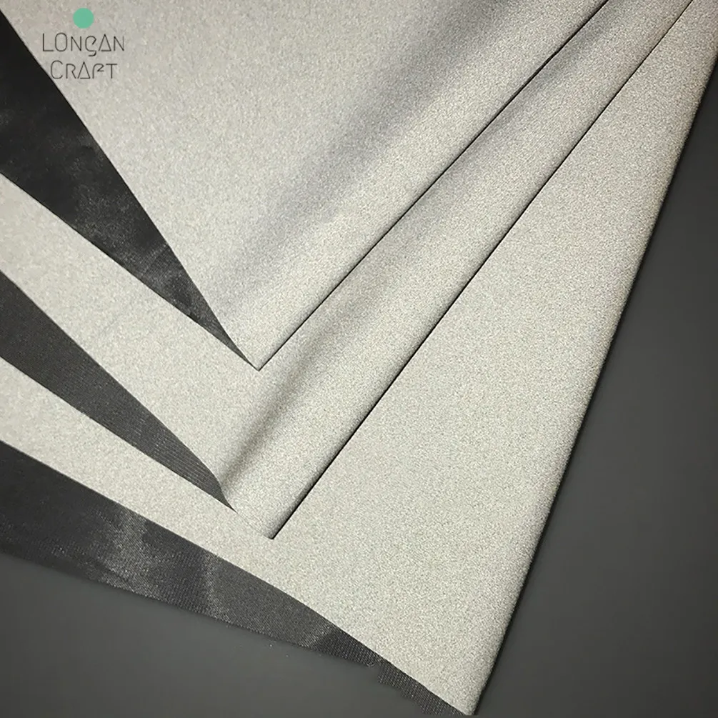 

Лонган рукоделия моющиеся износостойкость серый светоотражающая ткань ночной езды на велосипеде движения швейная Материал нашивка на тем...