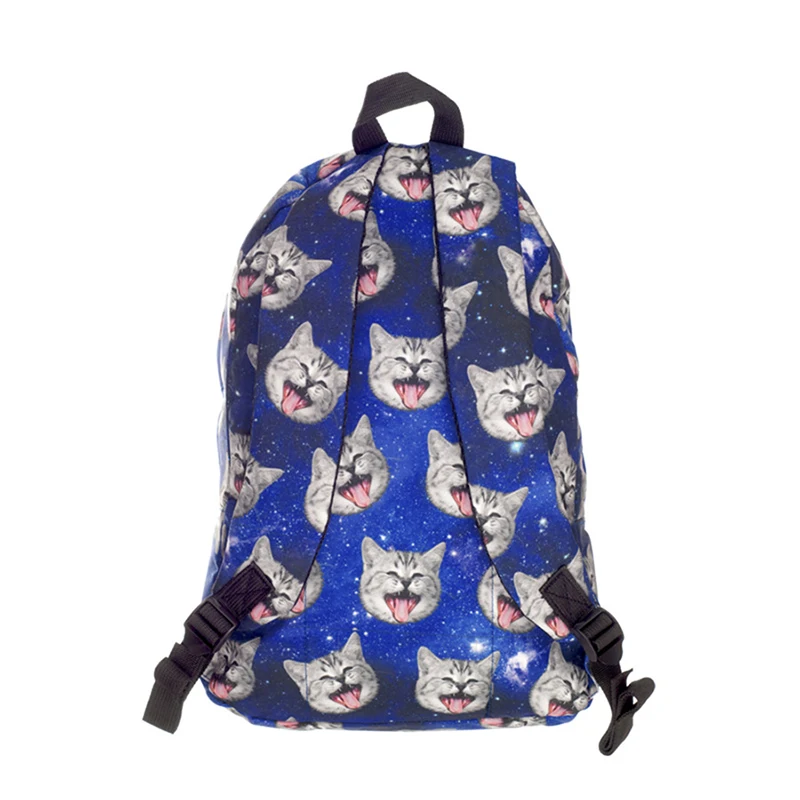 

1 Pcs Fashion For Women Cute Cat Print Backpacks 3D Cat Backpack