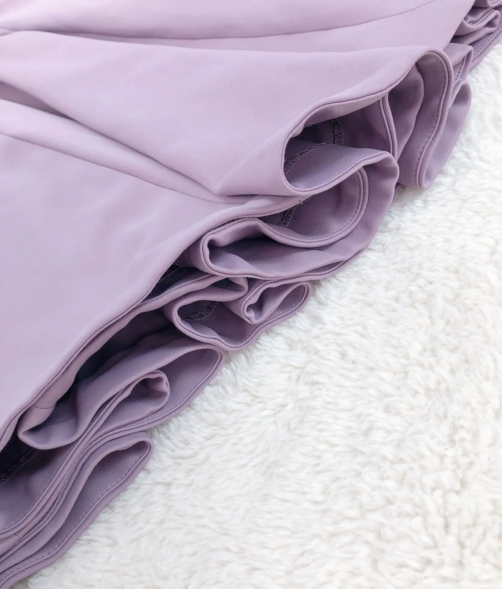 

2021 Spring New Design Japan Style Woman Clothing Sweet Candy Colors Solid Faldas Empire Folds A-Line Women's Skirts