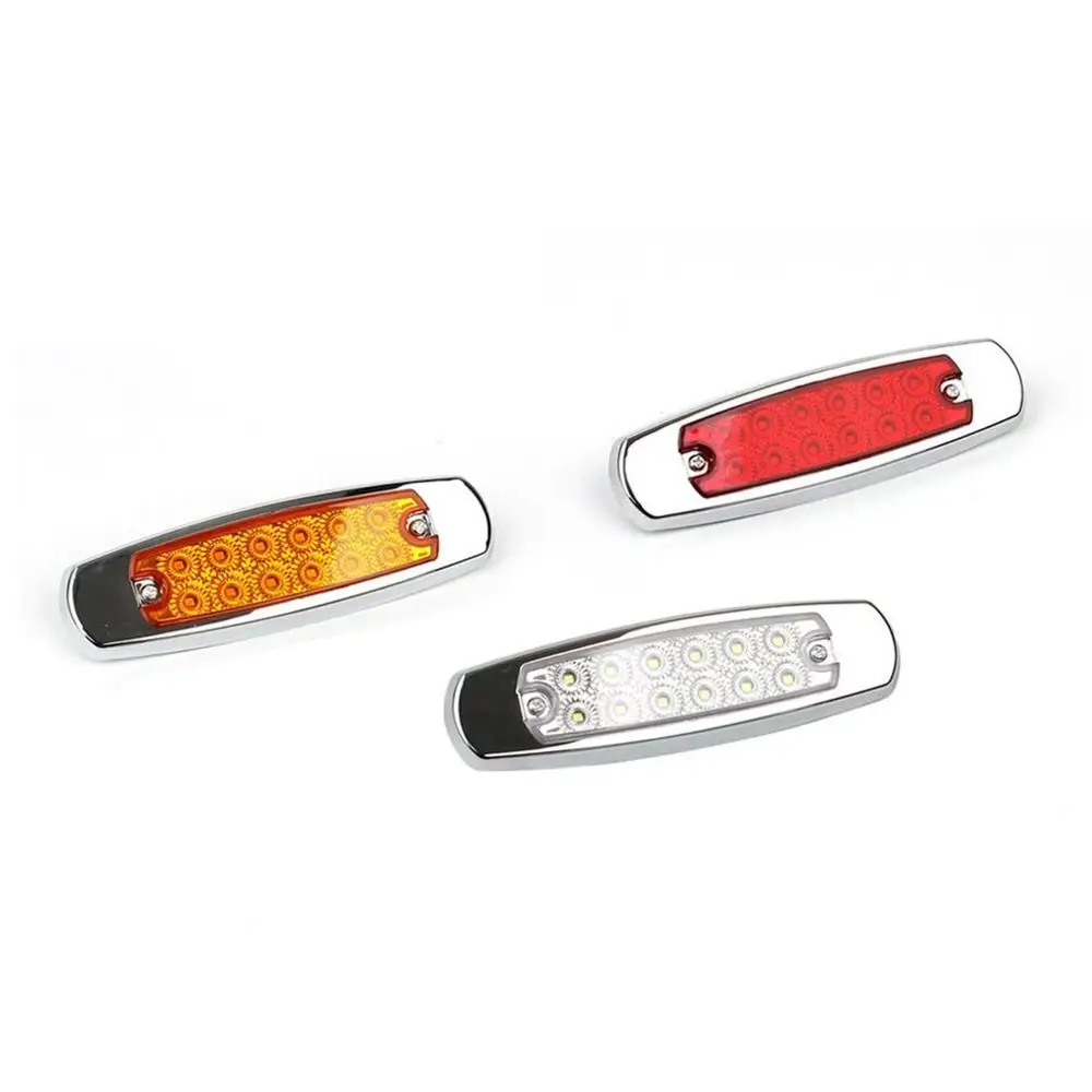 

12LED Windshield Truck Trailer Side Marker Indicators Lights DC12V Car Truck Trailer Clearance Lights Signal lamp