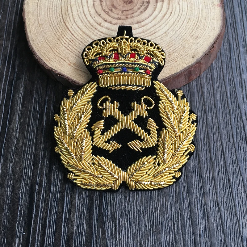 

Аксессуары из искусственного шелка, с вышивкой вручную, французский дизайн короны пшеницы, 2019