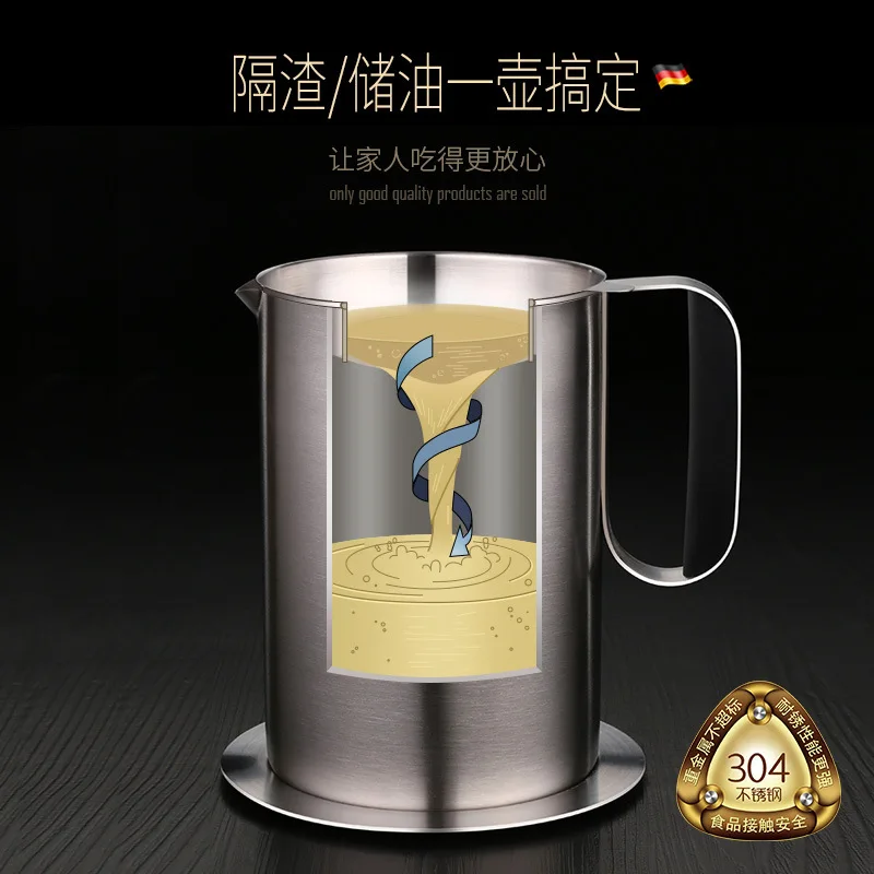 Горшок для масляного фильтра кухонный бытовой вместительный фильтр шлак масла