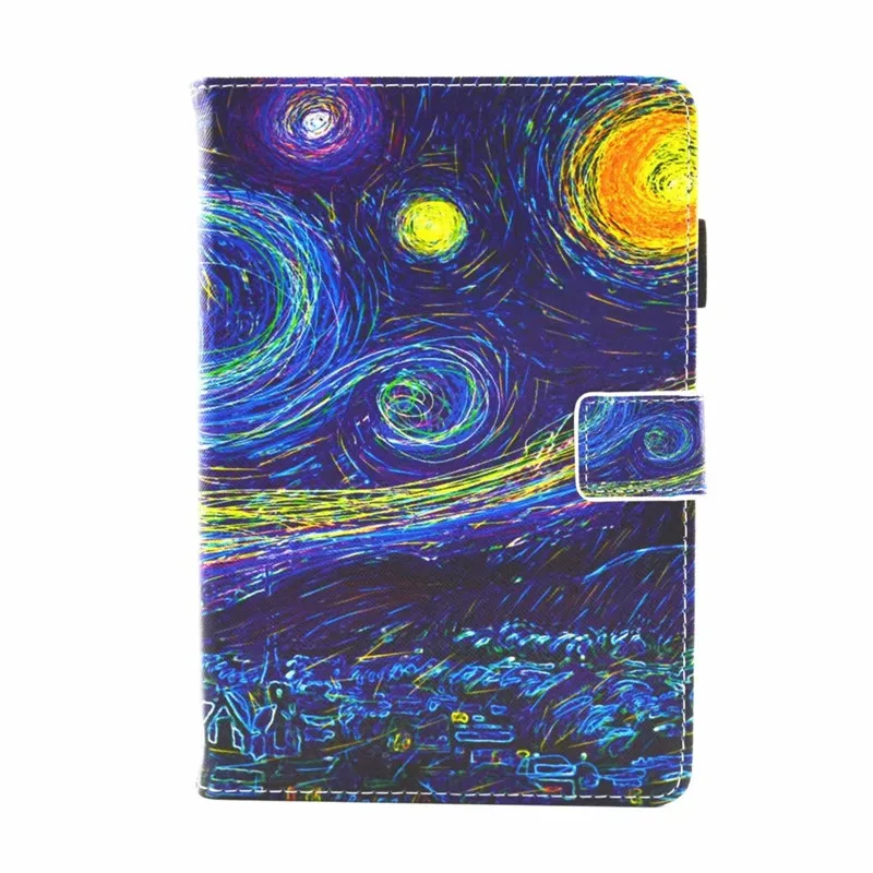 Чехол для iPad Mini, чехол с мультяшным единорогом, пляжный, PU, флип, кожаный чехол, чехол для iPad Mini5 Mini 4 3 2 1, чехол s Funda - Цвет: Painting