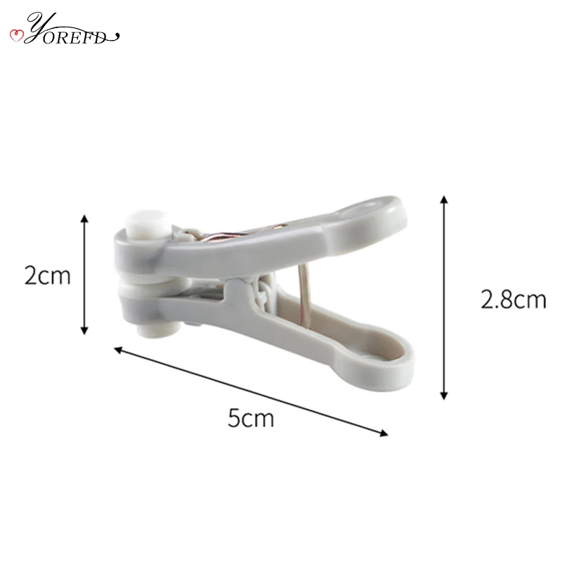 OYOREFD 16 шт./компл. Портативный пластиковые прищепки для одежды ветрозащитный