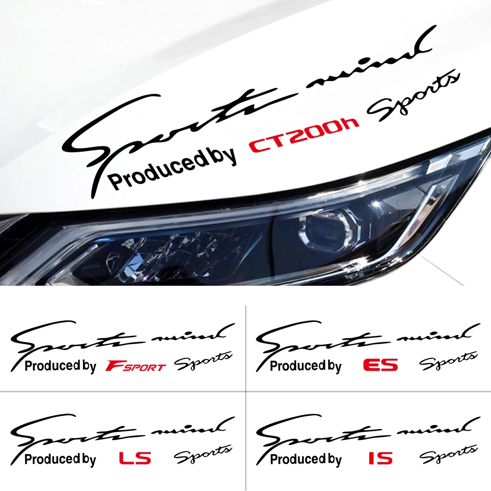 Автомобильный Стайлинг светильник брови наклейки головной декоротивная