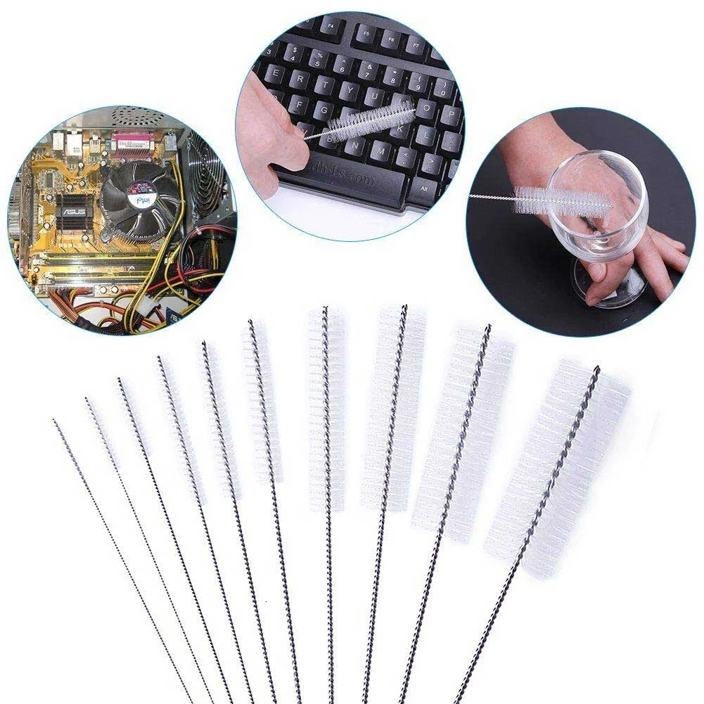 10 шт. бутылки щетки для чистки молока щетка шлангов нейлоновая мытья очиститель