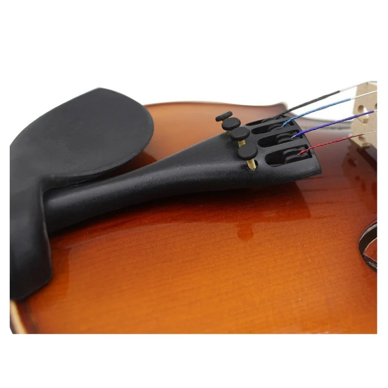 3/4 4/4 Violin Fiddle Tailpiece Hill Style with 1pcs Tailgut Tailcord 4 Fine Tuners Aluminum Alloy Durable Strong |