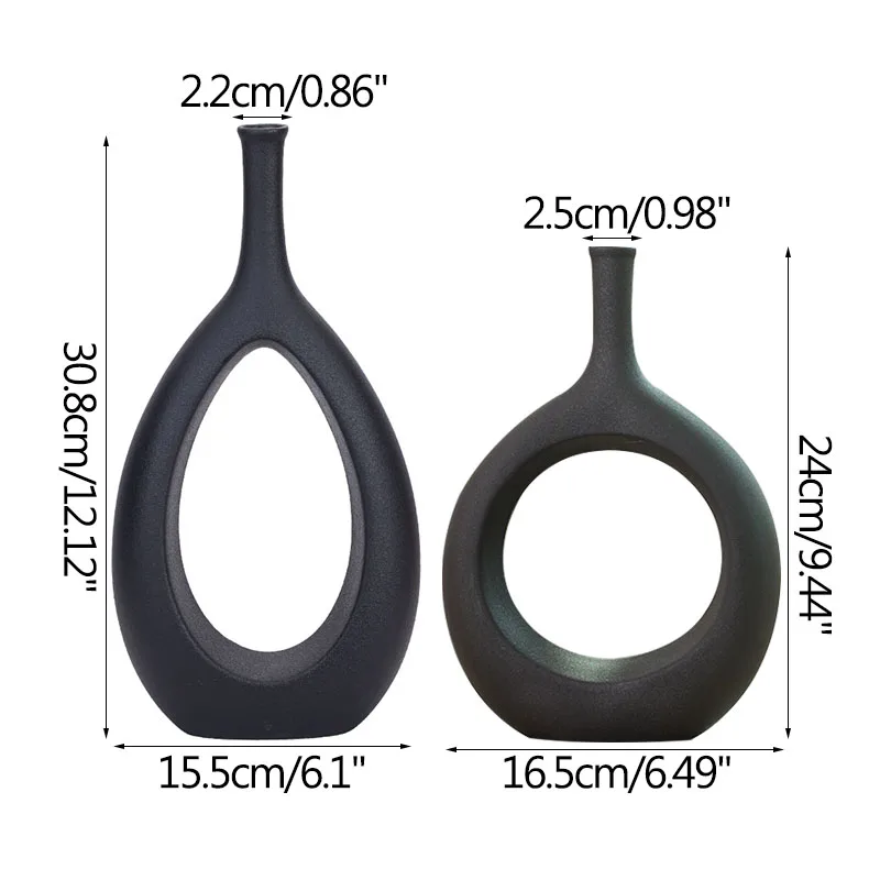 

Creative Ceramic Vases Home Living Room Decoration Ornament Modern Flower Vase Office Desktop Decoration Ornament Birthday Gifts