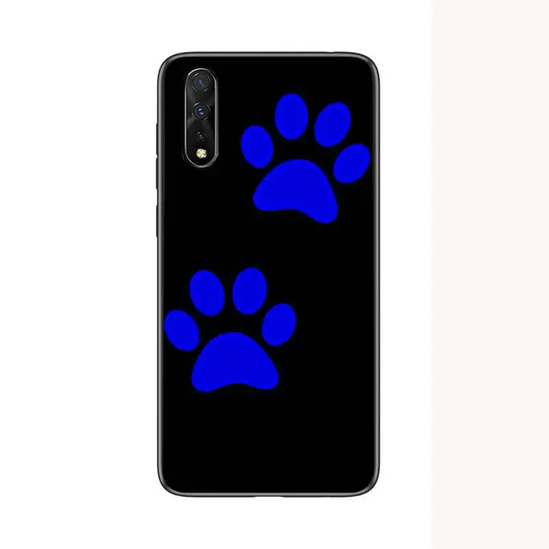 

Cat Dog Paw Animal Cartoon Capa Phone Case For Samsung S6 S7 Edge S8 S9 S10 E lite2019 S20 Plus Cover Fundas Coque
