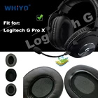Сменные амбушюры для Logitech G Pro X, детали для гарнитуры, кожаные накладки, бархатный чехол для наушников