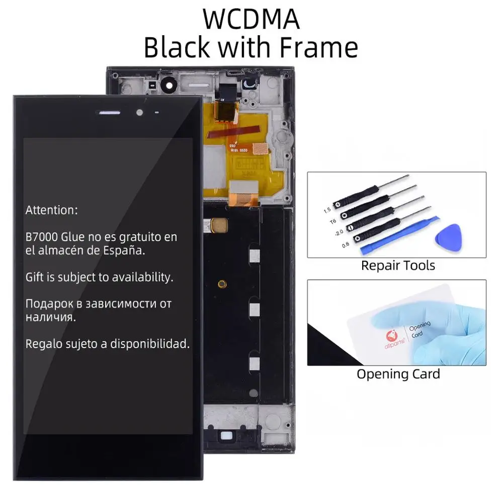 WCDMA with Frame TDS-CDMA WCDMA Дисплей для XIAOMI Mi3 в сборе с тачскрином на рамке 5.0'' черный - Цвет: WCDMA with Frame