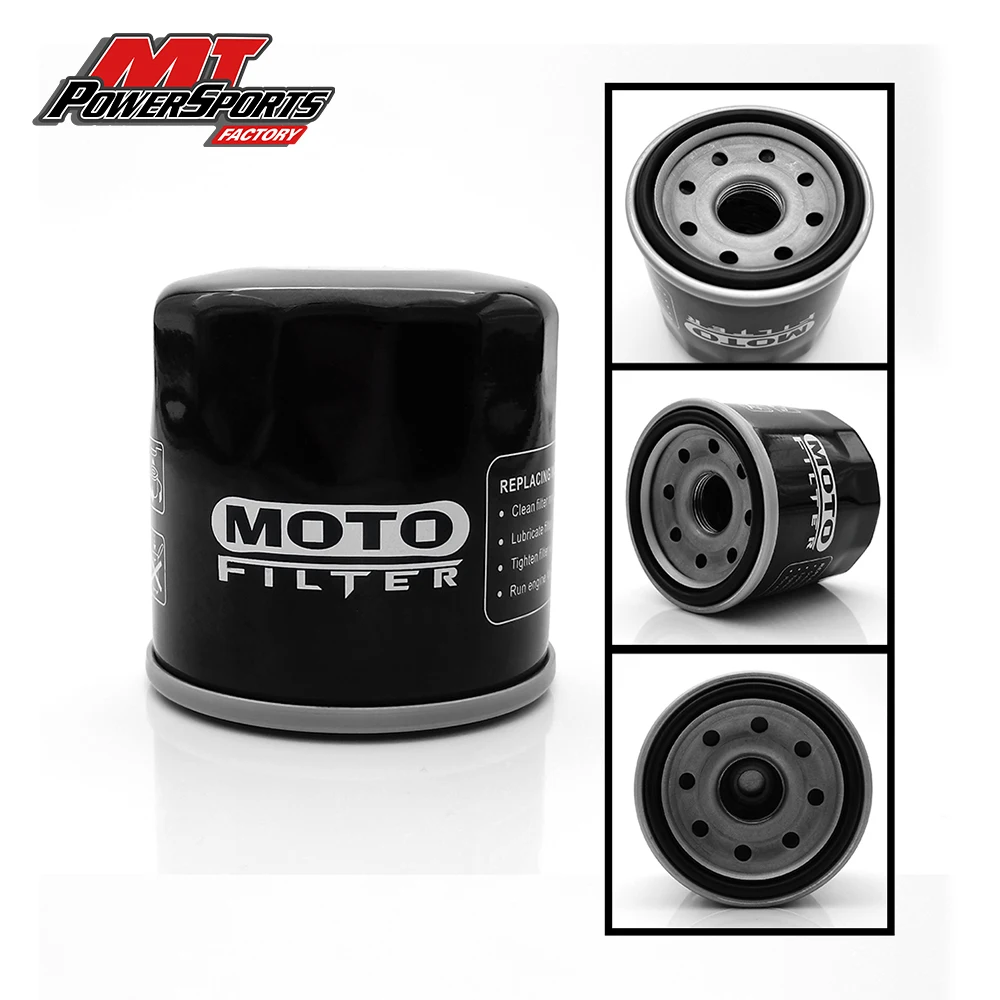 

MT Motorcycle Oil Filter Moto Fuel Filter Accessories For Honda Yamaha Triumph Stree Bike Kawasaki Suzuki Arctic Cat ATV HF204