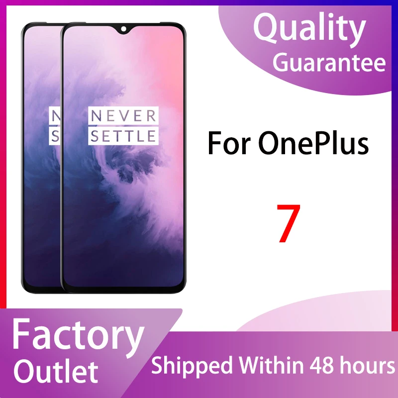 

Дисплей 6,41 дюйма AMOLED для OnePlus 7 GM1903, ЖК-дисплей кодирующий преобразователь сенсорного экрана в сборе, ремонт, замена, с рамкой