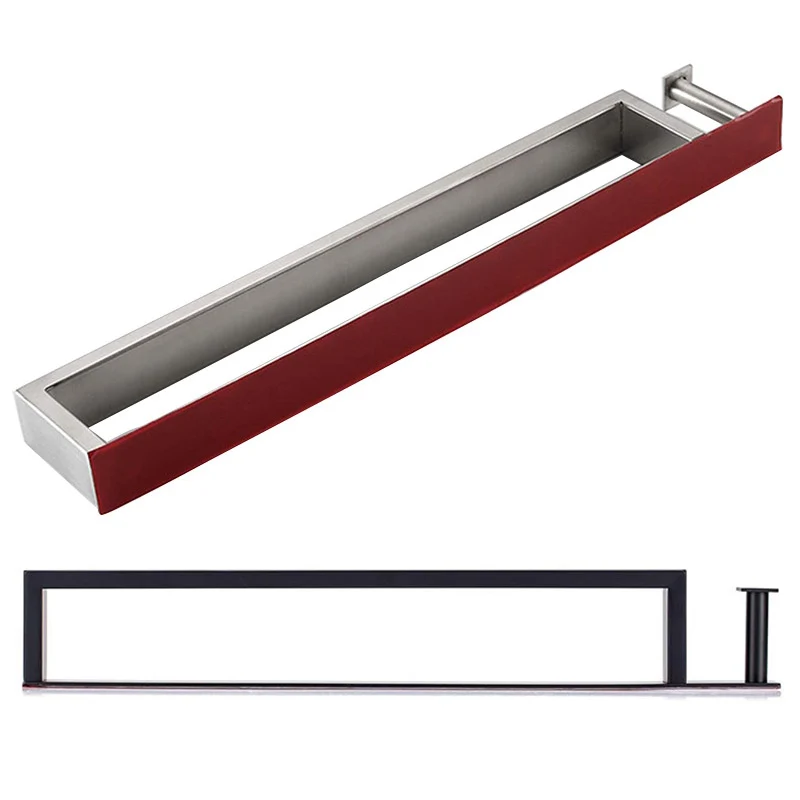 

Towel Holder Without Drilling with Hook 40 CM Guest Towel Holder Bathroom Towel Rail Self-Adhesive for Bathroom