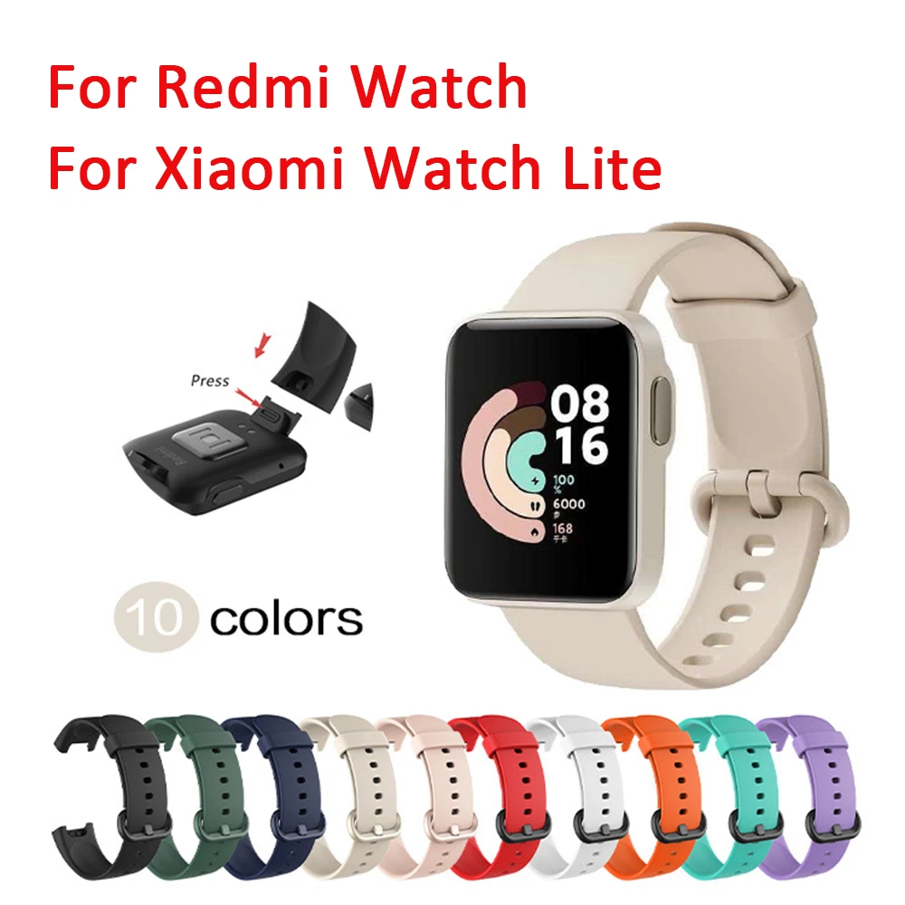 

Сменный ремешок для Xiaomi Watch Lite Redmi, силиконовый ремешок для часов XiaoMi Mi Watch Lite, ремешок для смарт-часов