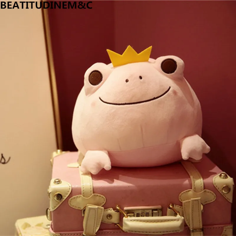 

Soft Feather Cotton Crown Frog Plush Toy Pillow, Animal Plush Toys, Children Toys, Baby Toys, Sofa Pillow Cushions, Home Decorat