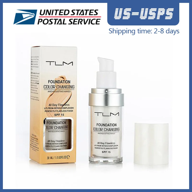 

Dropship TLM Color Changing Liquid Foundation Makeup Change To Your Skin Tone By Just Blending skin care (in stock in US )