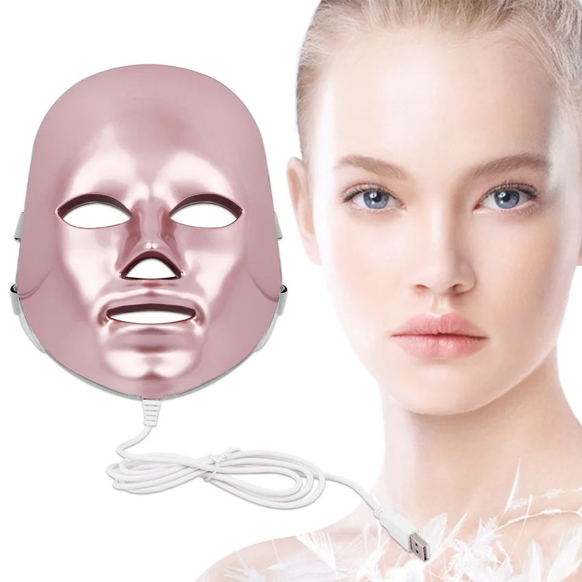 

7 Colors Led Facial Mask Led Korean Photon Therapy Anti-Wrinkle Removal Facial Face Skin Care Tools Whitening Facial Led Mask