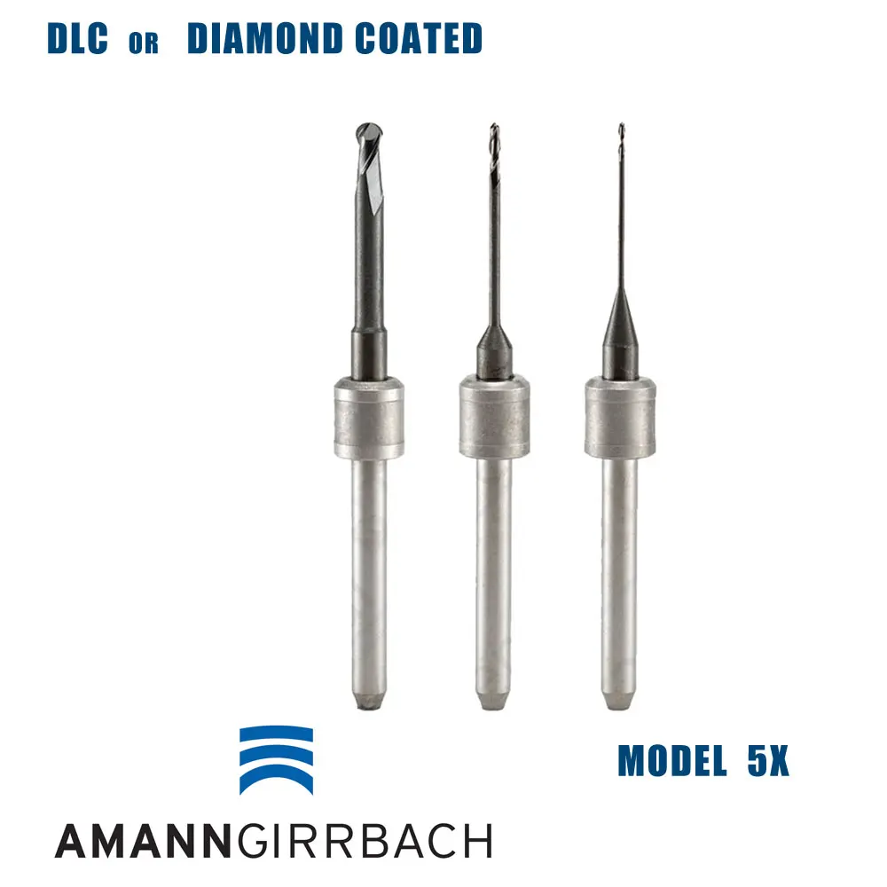 

Digitalart Amann Girrbach End Mill with Coat for milling bur Dental Zirconia Block Available made in German 0.6mm-2.5mm 1PCS