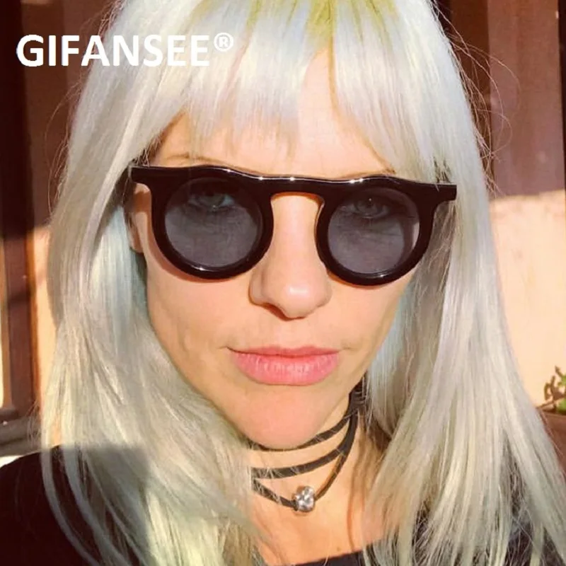 Солнцезащитные очки GIFANSEE круглые для мужчин и женщин винтажные брендовые