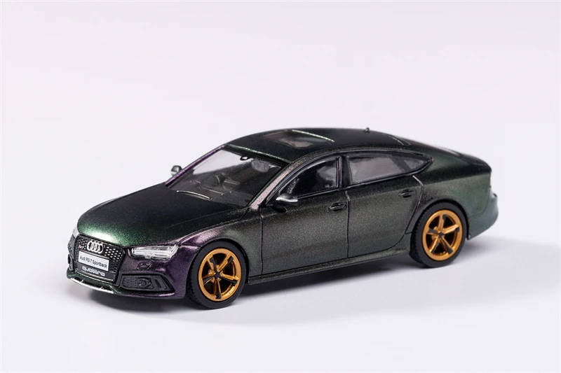 

GCD 1:64 RS7 Sportback Chameleon GreenPurple RHD Diecast Model Car