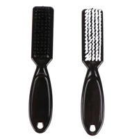1fade brush comb scissors cleaning brush barber shop skin fade vintage oil head shape carving cleaning brush broken hair remove