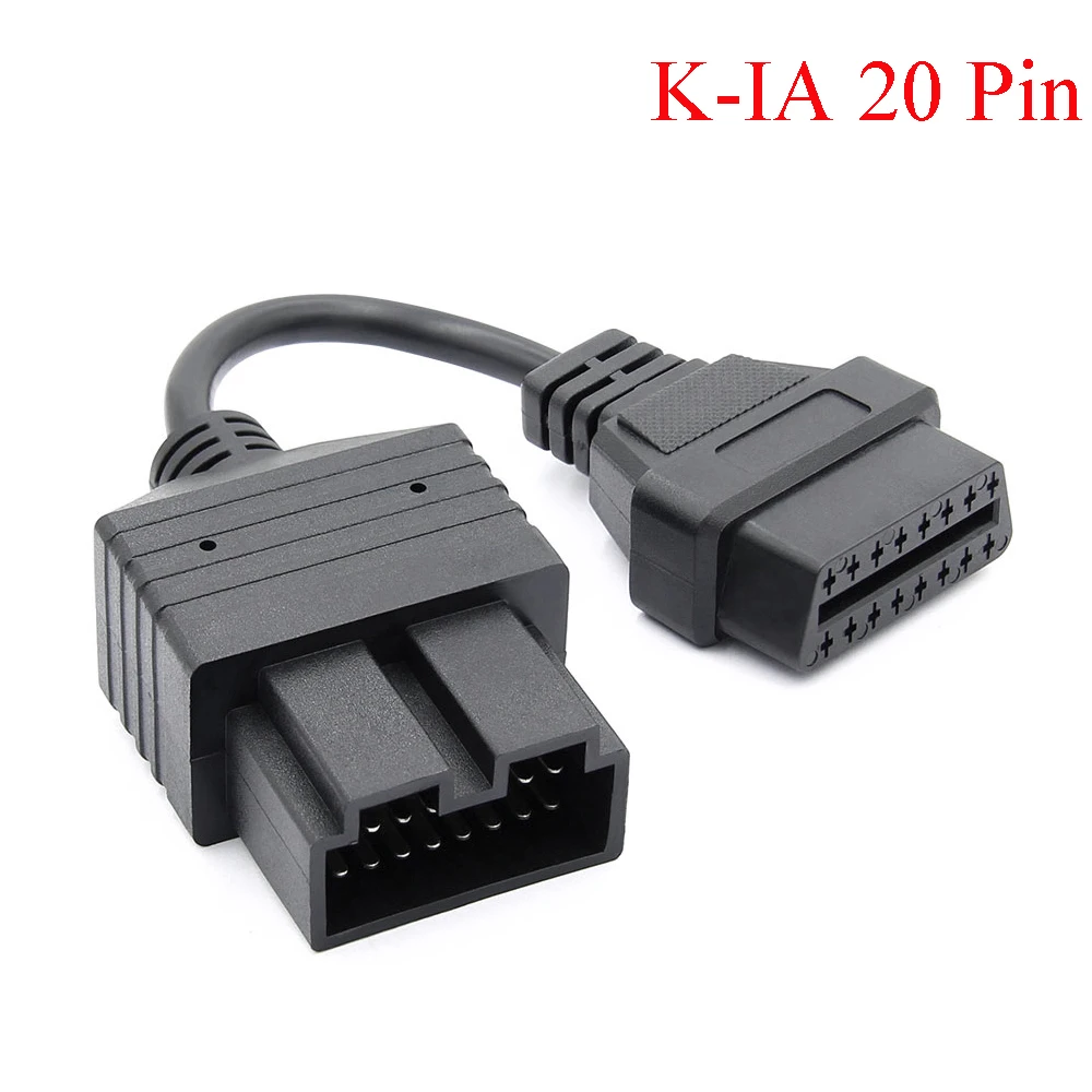 20pin for Kia Для G-M 12PIN для Opel для Honda Для KIA для Mazda для Nissan для Mitsubishi OBD2 Диагностический адаптер OBD разъем OBDII сканер - Цвет: 20pin for Kia