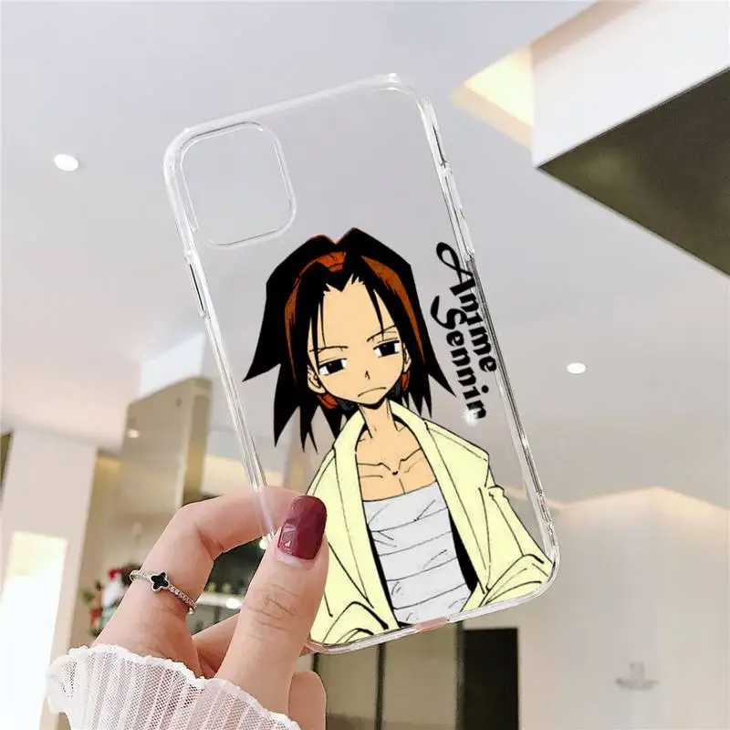 

Anime Shaman King Phone Case Transparent soft For iphone 5 5s 5c se 6 6s 7 8 11 12 plus mini x xs xr pro max