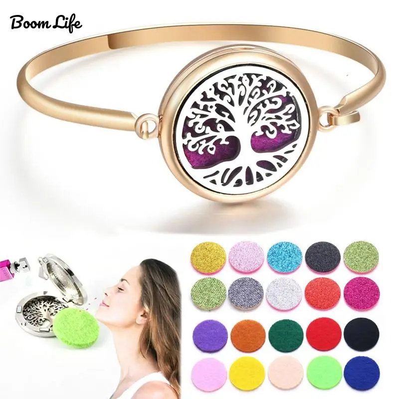 Браслет с золотыми духами диффузор эфирного масла ароматерапия медальон браслет